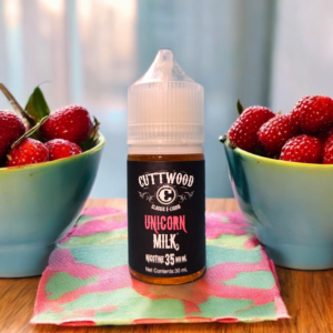 美國 Cuttwood 伐木 獨角獸奶 30ML 草莓奶昔 (無涼) 小煙 煙油 果汁 E-JULCE Vape E-LIQUID 電子煙油